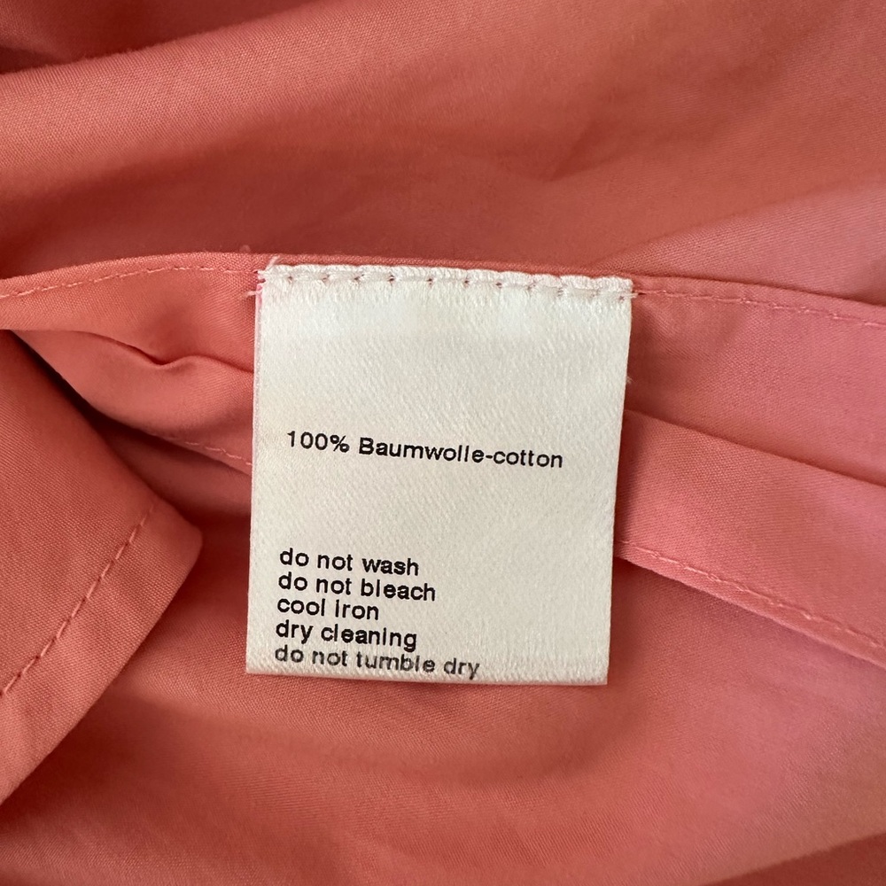 Akris Punto Belted Midi Dress, Coral, Size 6 - Picture 8 of 9